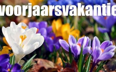 Trainingstijden voorjaarsvakantie